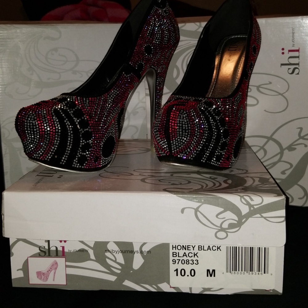 Gently worn stilettos